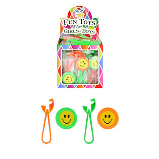 VESELI SMILEY IZSTRELYALCI DISKOV V DISPLAYU (48 kos.)