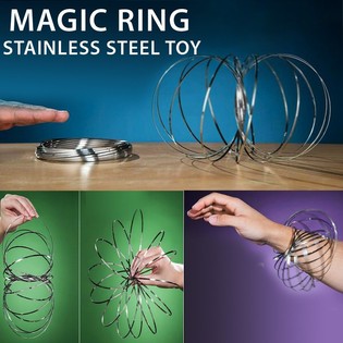 Magični obroči / Flow Rings - Kinetic 3D - SREBRNA | NA KARTICI (12 kos)
