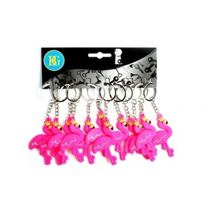 OBESKI ZA KLJUČE FLAMINGO (12 kos)