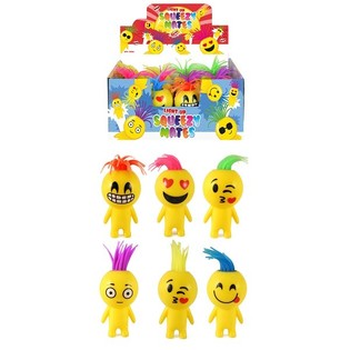 Svetleče Squeezy Smiley Lutke v Zaslonu (12 kos.)