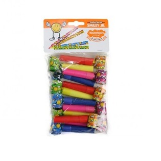12 KOSOV PIŠČALKE SMILEY (SET 12 KOS.)