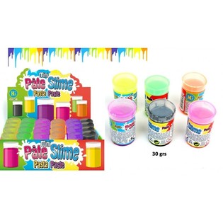 Barvni Mini Slime v Sodu (30g) - Display 24 kos.
