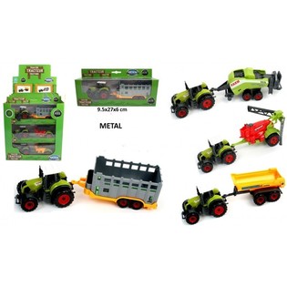 SET TRAKTORJEV DIE CAST V PRIKAZOVALNIKU (12 kos)