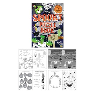 HALLOWEEN KNJIGA S PUZLI (48 kos)