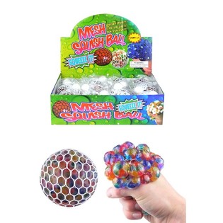 SQUISHY ŽOGA &ndash; VEČBARVNA (12 kosov)