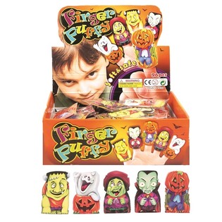 Strašne Halloween prstne lutke v prikazovalniku (96 kos)