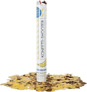 Konfeti top Banan &ndash; Barva: rumena - 40 cm - party popper (10 kos.)