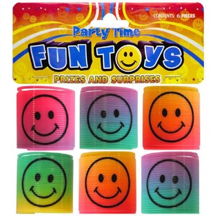 6 KOSOV MINI SMILEY SPIRALE Ø3.5 CM V VREČKI (6 VREČK)