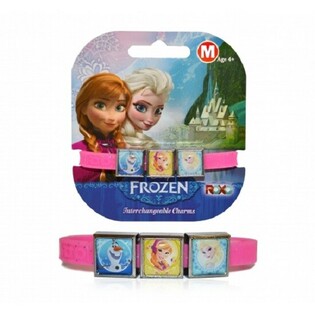 Zapestnice Frozen s 3 Zamenljivimi Obeski (24 kos)