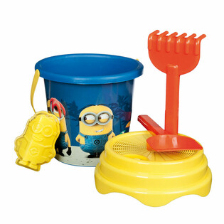 VELIK 5-DELNI SET ZA PLAŽO MINIONS (6 kos)