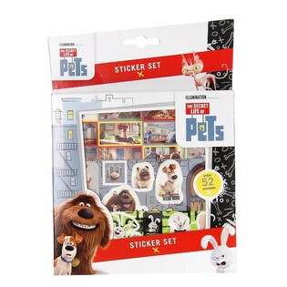 Set nalepk SECRET LIFE OF PETS 52-delni (12 kos)