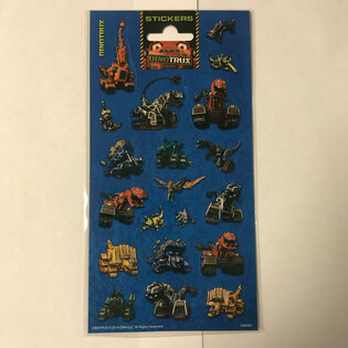 NALEPKE: DINOTRUX, Velikost 20 x 10 cm (10 kos)