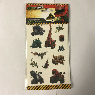 NALEPKE: DINOTRUX, vel. 20 x 10 cm (10 kos)
