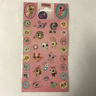 Nalepke Little PetShop, 20 x 10 cm (10 kos)