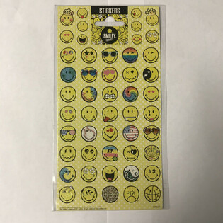 Nalepke SMILEY WORLD, 20 x 10 cm (10 kos)