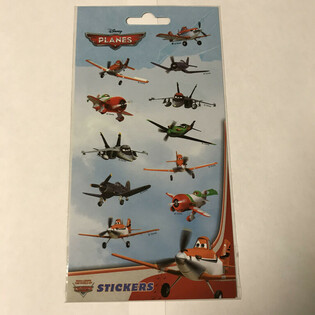 List z nalepkami: DISNEY PLANES, dim. 20 x 10 cm (10 kos)