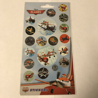 LIST Z NALEPKAMI: DISNEY LETALA, mere 20 x 10 cm (10 kosov)