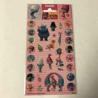 Nalepke TROLLS - 20 x 10 cm (10 kos.)