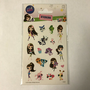 NALEPKE: LITTLE PETSHOP, vel. 16 x 9 cm (10 kosov)