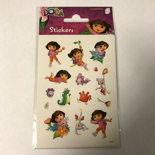 List z nalepkami: DORA, vel. 16 x 9 cm (10 kosov)