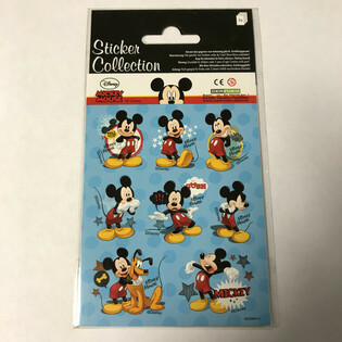 NALEPKE: DISNEY MICKEY MOUSE, Dim. 16 x 9 cm (10 kos)