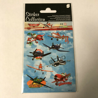 Disney Planes Nalepke v Listih 16 x 9 cm (10 kos)