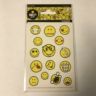 LIST Z NALEPKAMI: SMILEY’S, 16 x 9 cm (10 kos)
