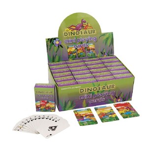 MINI IGRALNE KARTE – MODEL: DINOZAVER V DISPLAYU (24 kos)