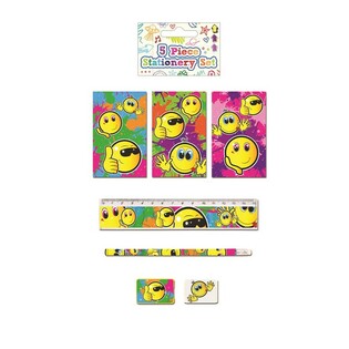 5-DELNI PISALNI SET SMILEY (24 kos.)