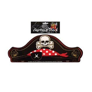 Gusarski Klobuk CAPTAIN JACK (1 Vrečka s 6 kosi)