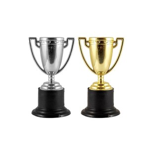 Pokal za zmagovalce – 10 cm Mix Zlata in Srebrna (12 kos)