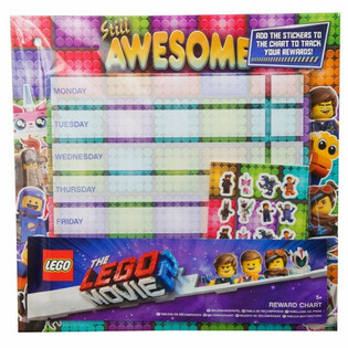LEGO TABELA ZA NAGRAJEVANJE Z LEGO NALEPKAMI (24 kos.)