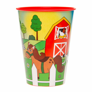 Lonček za pijačo / skodelica za sladoled Domače živali - 260 ml (12 kosov)