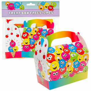 ŠKATLICA ZA DARILCA SMILEY 12x12.5x6 Cm (12 kosov)