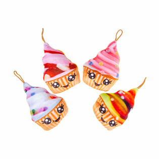 PLIŠASTI CUPCAKE - 13 cm (36 kos)