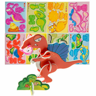 3D sestavljanka Dinozavri (48 kosov)