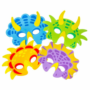 PENASTE MASKE DINOZAVRI MIX (60 kos)