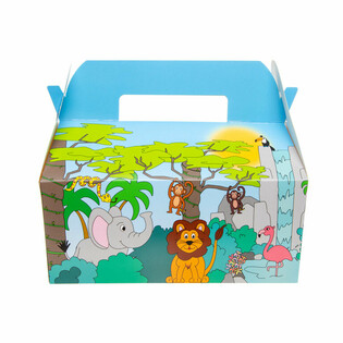 MENUBOX JUNGLE - 22,5 x 12 x 9,5 cm (24 kos)