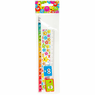 4-delni risalni set Smiley (24 kos)