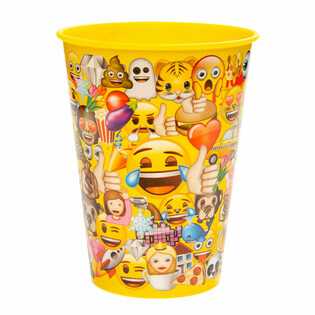 Kozarec za pijačo / Skodelica za sladoled Emoji - 260 ml (12 kos)
