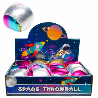 PLIŠASTA METALIK ŽOGICA ZA METANJE - SPACE (12 kos)