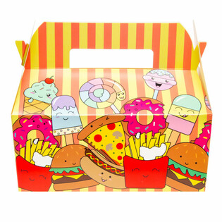 &Scaron;katle za meni Fastfood - 22,5 x 12 x 9,5 cm (24 kosov)