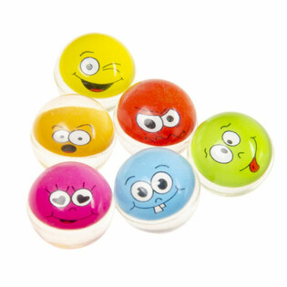 Smiley Skočne Žogice Ø 3.2 cm (50 kosov)