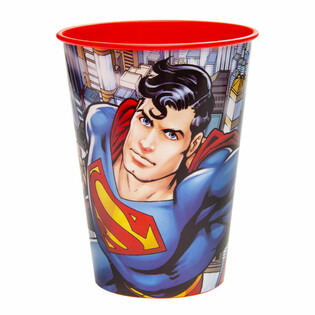 Kozarec za pijačo / sladoled Superman - 260 ml (12 kosov)