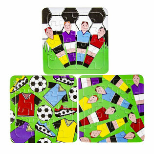 MIX NOGOMETNE SESTAVLJANKE - 14 x 14 cm (50 kosov)