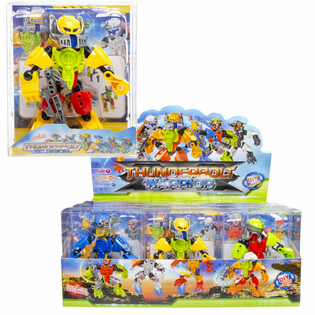 THUNDERBOLT ROBOT WARRIOR AKCIJSKA FIGURA V ZASLONU (12 kosov)