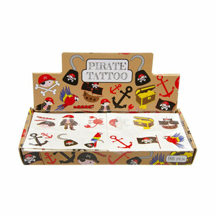 Piratski tatuji Fun - Zaslon (96 kos)