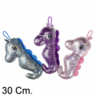 Pli&scaron;asti morski konjiček, 30 cm - Mix barv