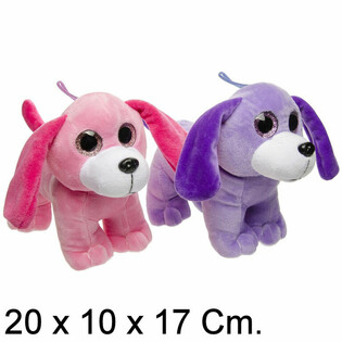 Prikupni pli&scaron;asti psi - 20 cm - Mix barv (6 kosov)
