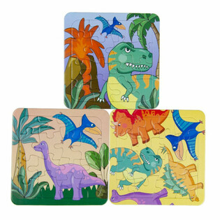 Mix Dinozavri Puzzle - 14x14 cm (50 kos.)